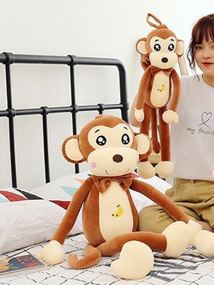 Little Brown Monkey Doll Plush Toy, Vancouver Online Candy and Stuffed Animal Shop