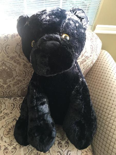 Jumbo Sitting Black Dog 32 Inch high, Vancouver Online Candy and Stuffed Animal Shop