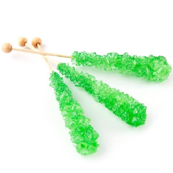 Rock Candy Sticks  lime, Vancouver Online Candy and Stuffed Animal Shop